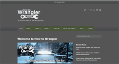 Desktop Screenshot of howtowrangler.com